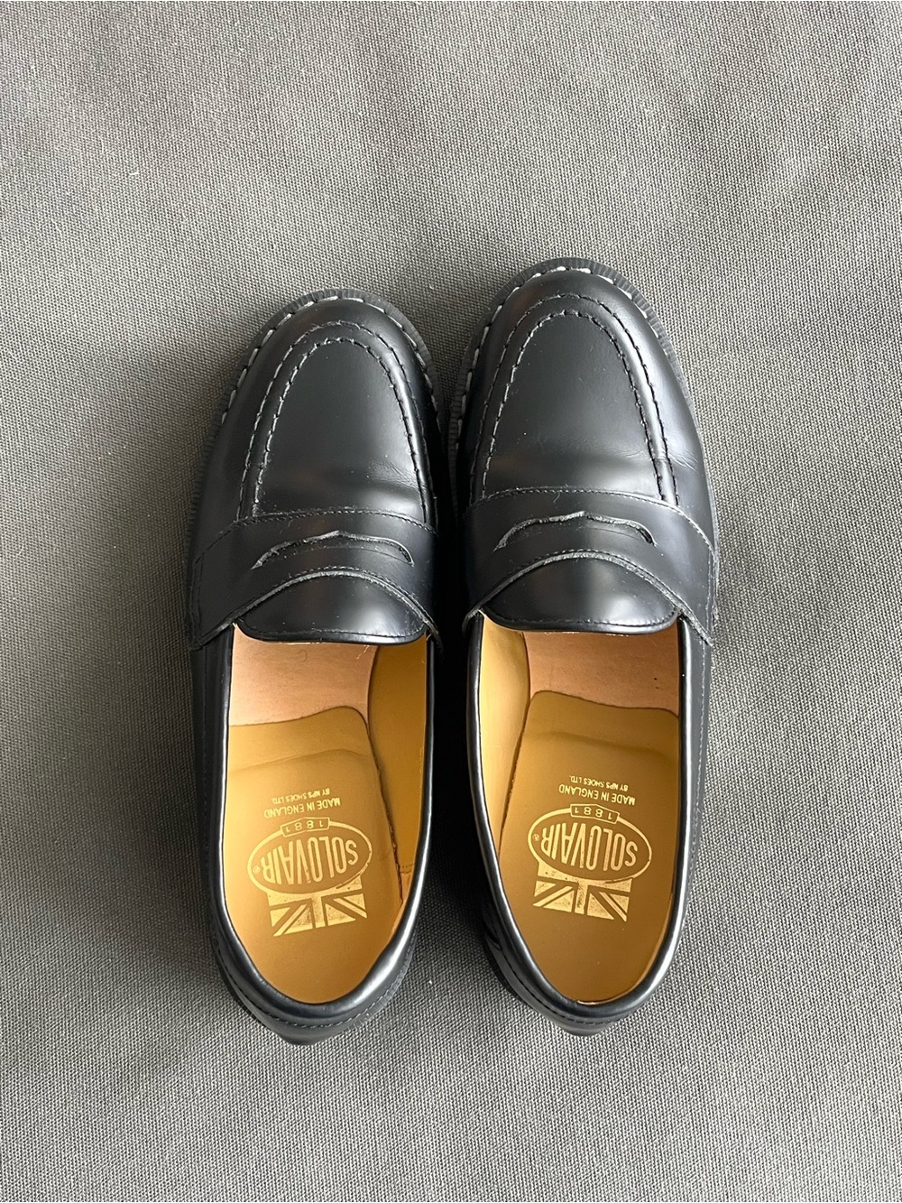 Solovair Hi-Shine Penny Loafer Men's US size 8 Brand New!!
